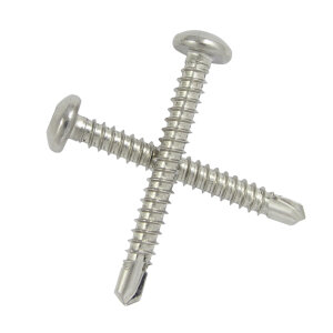 Bohrschrauben mit Linsenkopf mm aus Edelstahl V2A Form M DIN 7504 - Torx Antrieb