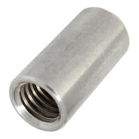 Distanzmuffe rund aus Edelstahl A2