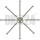 Spanplattenschrauben mit Rundkopf und Vollgewinde 3,0 x 10 mm aus Edelstahl V2A von oben in einfacher Sternenformation mit Wasserzeichen