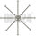 Spanplattenschrauben mit Rundkopf und Vollgewinde 3,0 x 35 mm aus Edelstahl V2A von oben in einfacher Sternenformation mit Wasserzeichen
