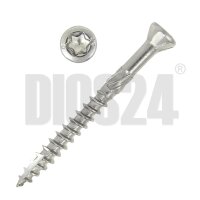Terrassenschrauben 3,2 x 50 mm aus Edelstahl A2 – rostfrei und für den Außenbereich