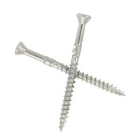 Terrassenschrauben 4,5 x 60 mm aus Edelstahl A2 – rostfrei und für den Außenbereich