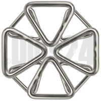 Triangel Ring 8 x 50 mm - Edelstahl A2 geschweißt poliert