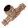 T-Stück b-press reduziert 22 x 12 x 22 mm - Kupfer